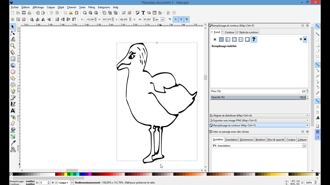 Inkscape premier pas vectorisation