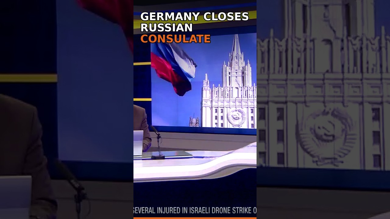 Germany Closes Russian Consulate Over Leipzig Drone Attack #russia #germany #hybridwar #Shorts