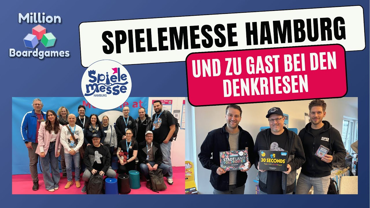 Zu Gast bei den Denkriesen und der Spielemesse Hamburg