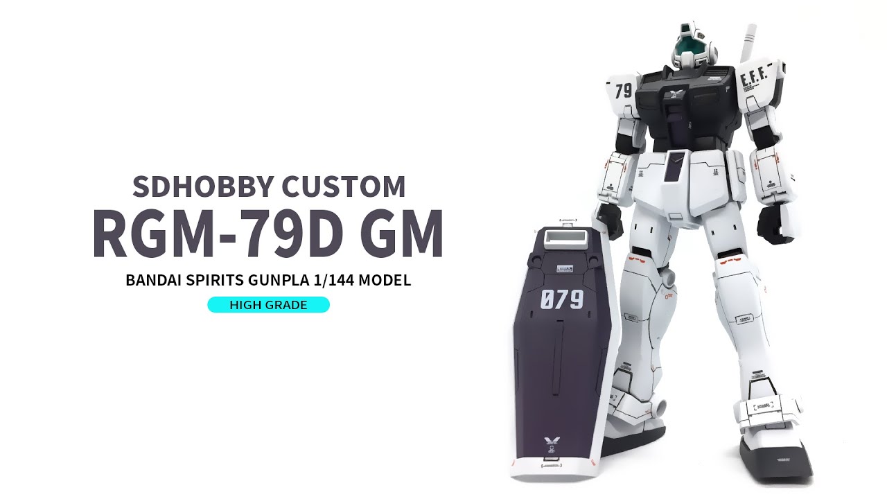 HGUC RGM-79D GM cold district type Custom Build | gundam build | gundam Custom | Gunpla