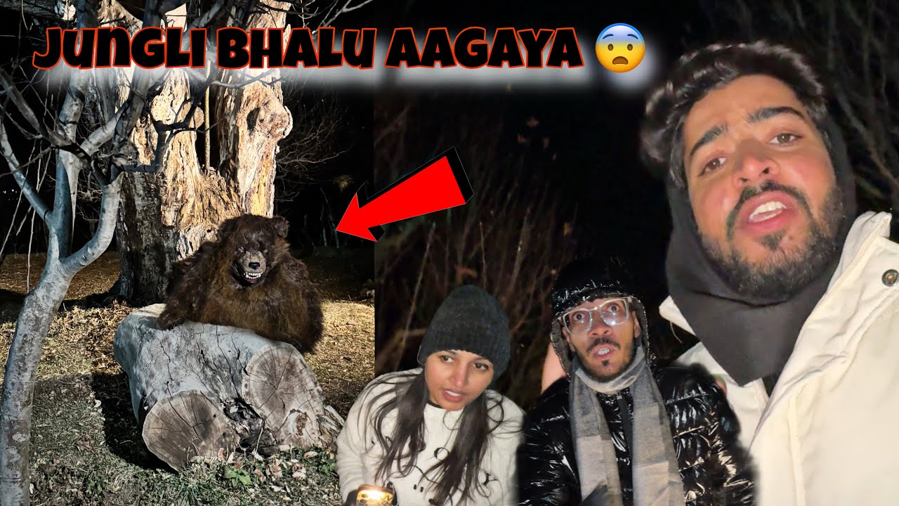 Snow bear peeche aagya 😨 pahado mai 