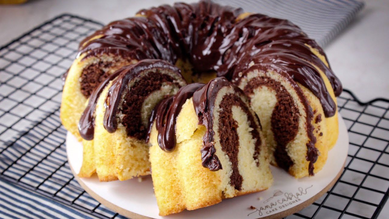RECEITA DE BOLO MÁRMORE: UMA COMBINAÇÃO PERFEITA DE CHOCOLATE E BAUNILHA!