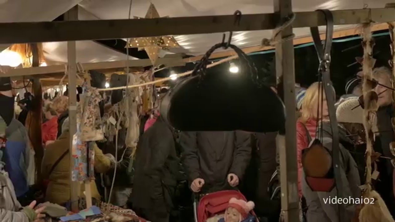 4K  Bauer Lehmanns nostalgischer Weihnachtsmarkt  Berlin Marienfelde