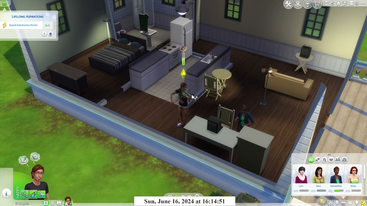 Reached LEVEL5 of the Violin  The Sims 4[#02]