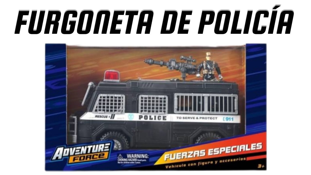 UNBOXING RÁPIDO | FURGONETA DE POLICÍA ADVENTURE FORCE 