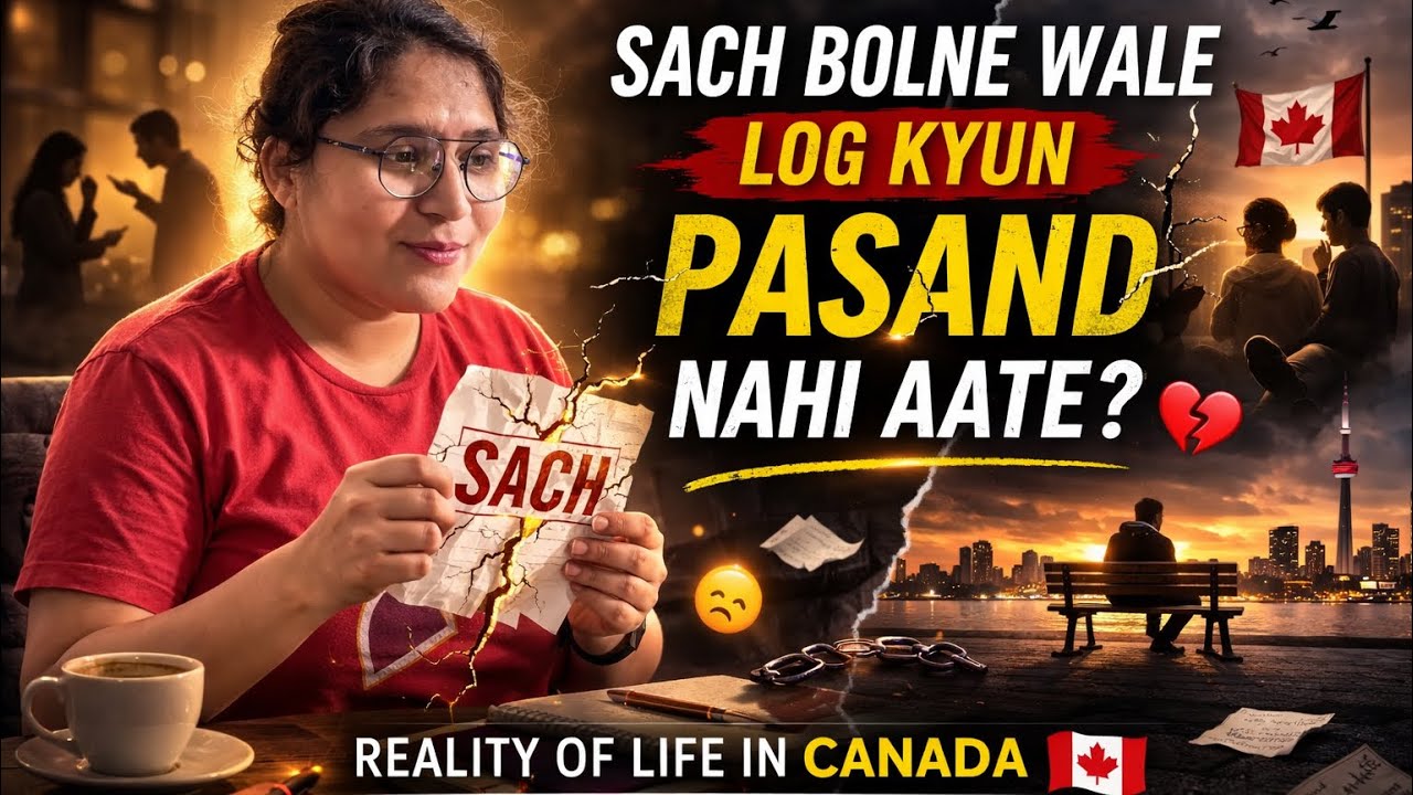 Sach Bolne Wale Log Kyun Pasand Nahi Aate? 😶 | Reality of Life in Canada 🇨🇦|Vlog 53