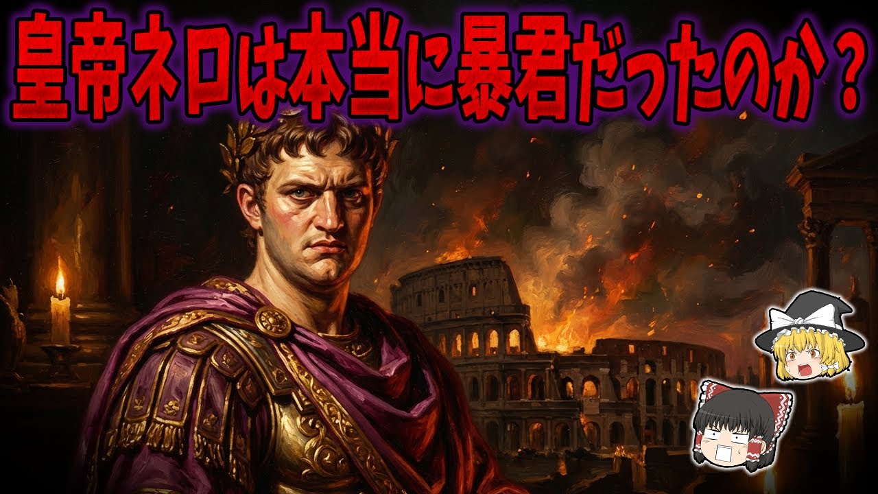 【ゆっくり解説】皇帝ネロの生涯！皇帝ネロは本当に暴君だったのか？