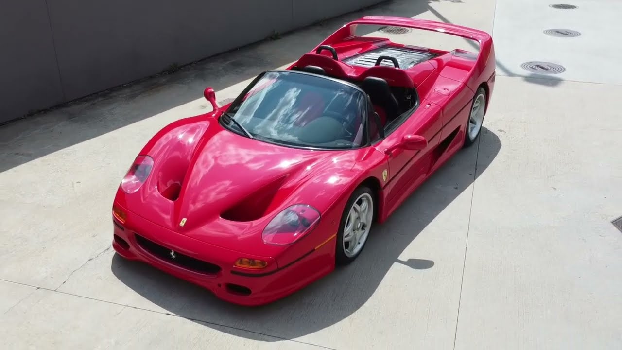 STRAIGHT PIPED FERRARI F50, Insane Acceleration, INSTALL AND TEST DRIVE, CRAZY SOUNDING V12! (4K)