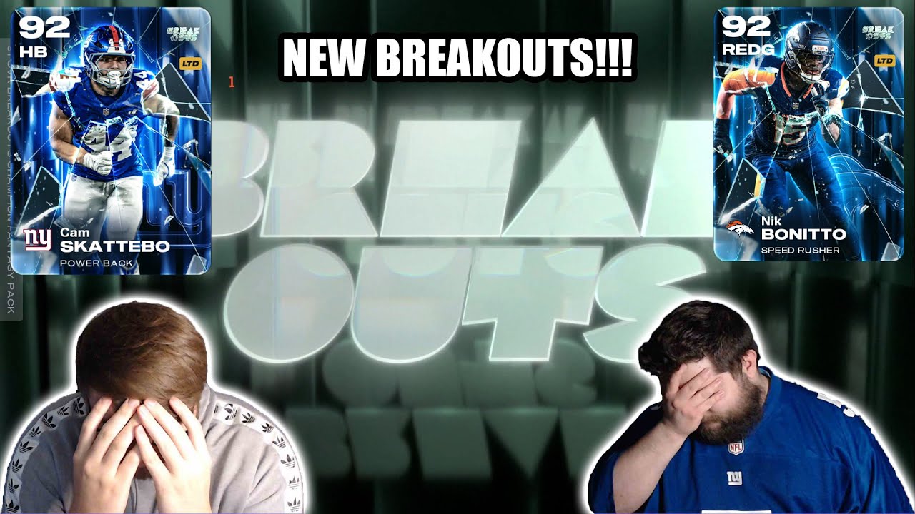 ОТКРЫТИЕ НОВОГО ПАКЕТА BREAKOUTS!!! НОВЫЕ КЭМ СКАТТЕБО И НИК БОНИТТО!!! Madden NFL 26!!!