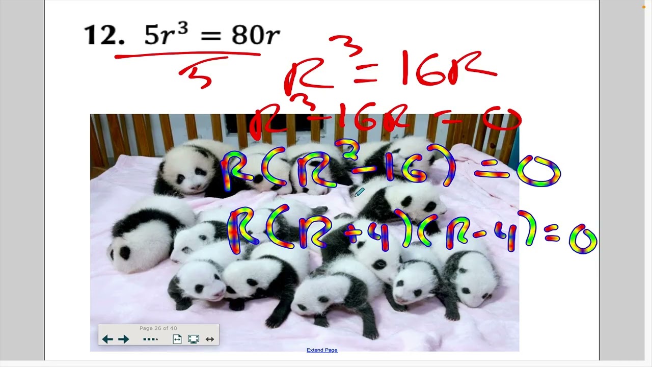 Feb. 27 (Algebra I)