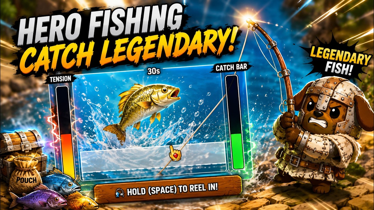 PAWTATO LAND-MMORPG//FISHING MINI GAME