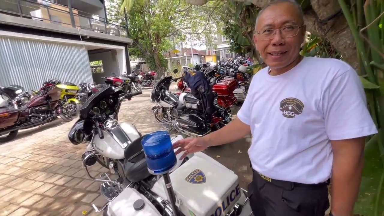 harley davidson police milik seorang dokter forensik
