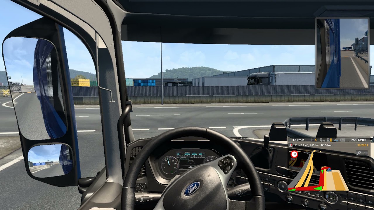 ETS2 Ford F-Max 500 Route Stuttgart - Geneva Cargo Medical equipment