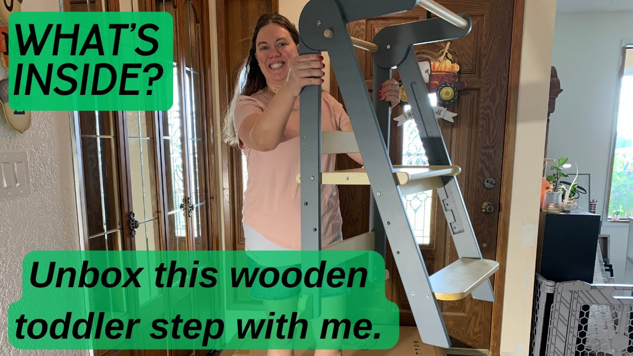 Unbox, assemble, and adjustment tips for this Foldable Toddler Tower HARPPA