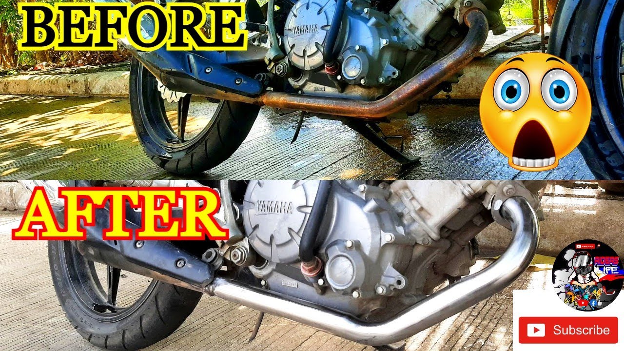 HOW TO RESTORE EXHAUST ELBOW PIPES ON YOUR MOTORCYCLE