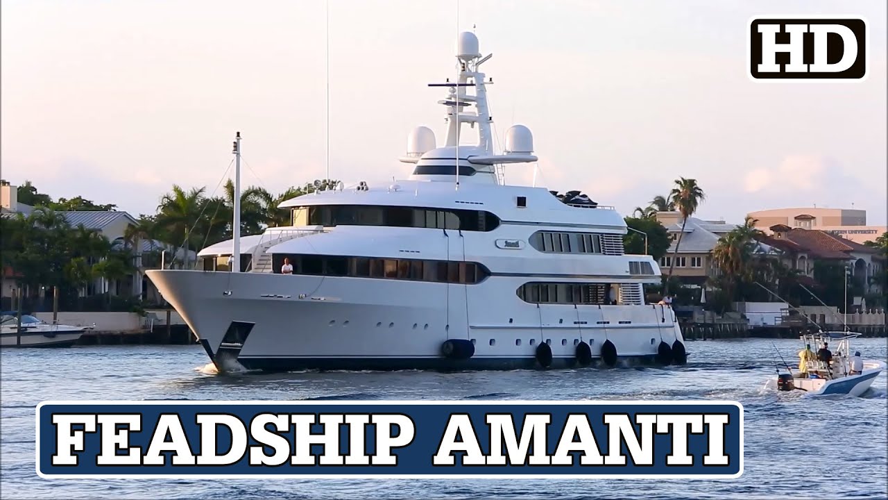 Feadship Yacht | AMANTI arrives in Fort Lauderdale