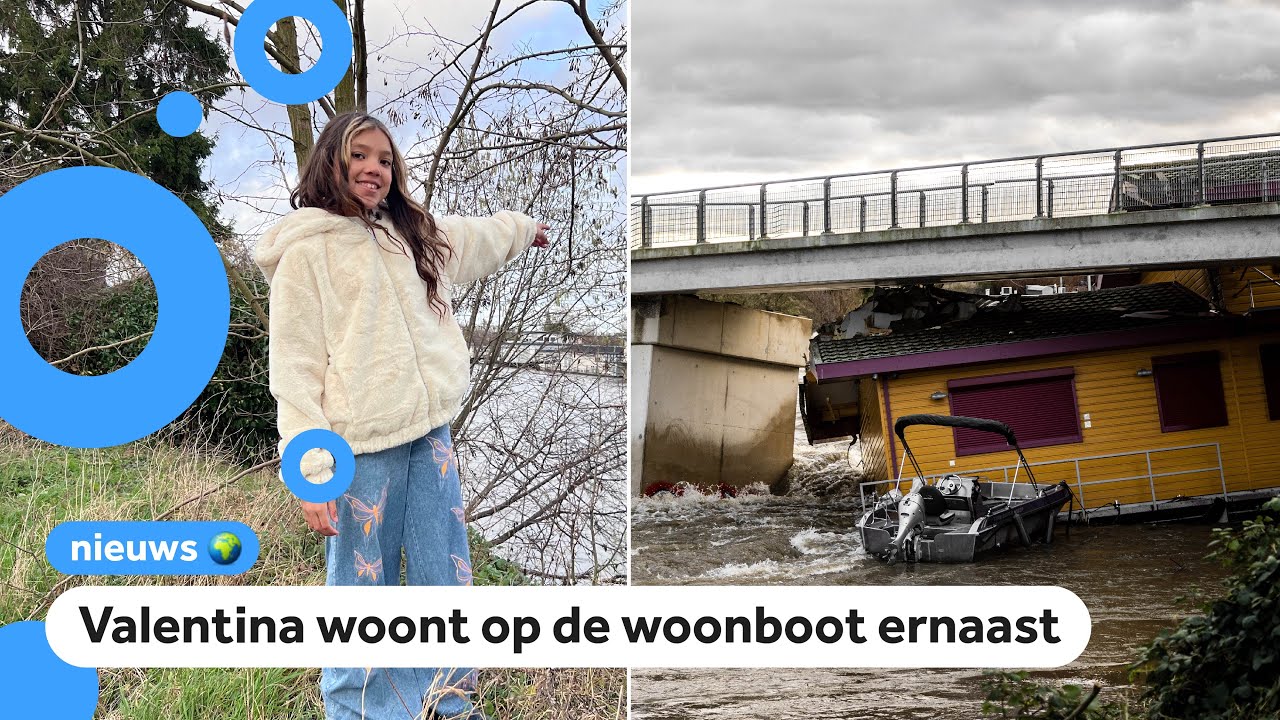 Brug dreigt in te storten na botsing met woonboot