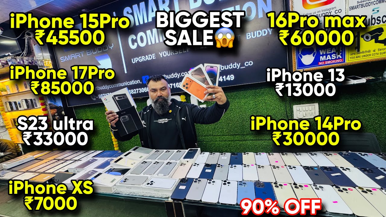 Biggest iPhone Sale Ever 🔥| Cheapest iPhone Market | Second Hand Mobile | iPhone16 Pro iPhone 15
