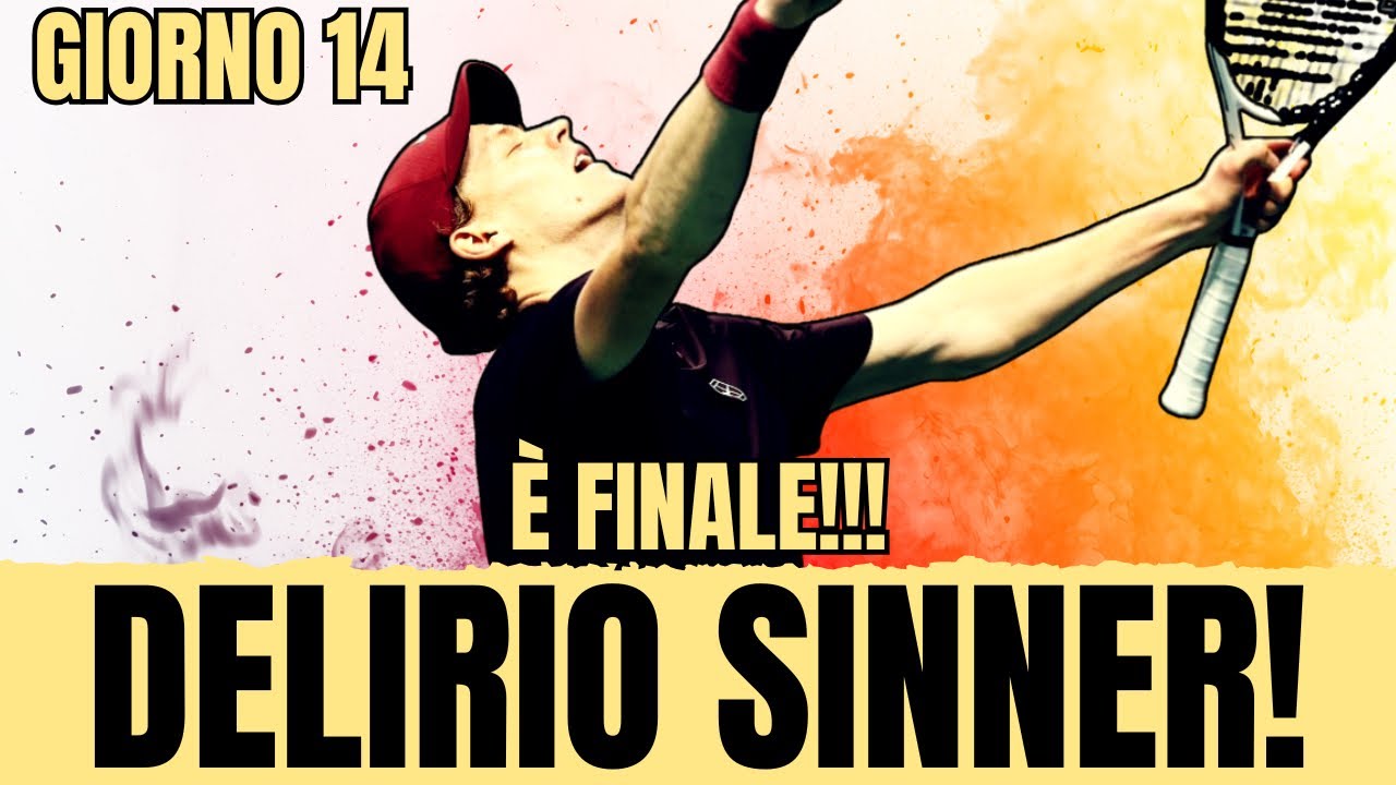 SINNER SEI ILLEGALE!!!! POLVERIZZATO ZVEREV!! É FINALE PER LA PRIMA VOLTA IN CARRIERA 