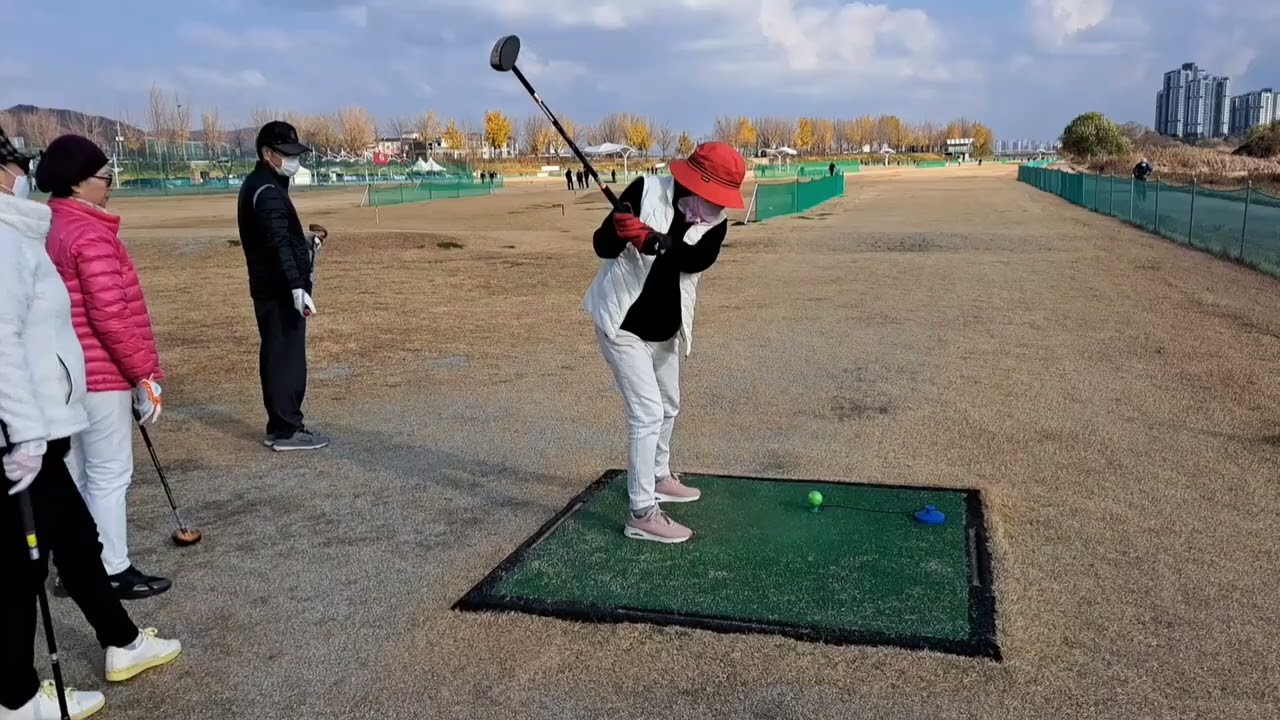 2022 년도1급지도자 자격검정 실기 시험장 ! 아산시 이순신파크골프장( a~b코스 )에 왔습니다~~(홀컵이 5~10m가량 앞당기고 페어웨이 o b 는 최대한 줄엿어요~)