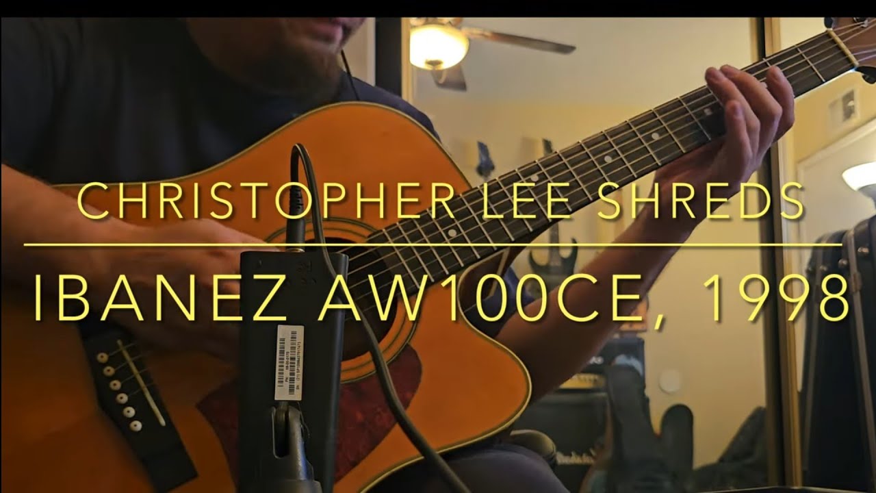 Ibanez AW100CE, Acoustic 1998, TONES & THOUGHTS