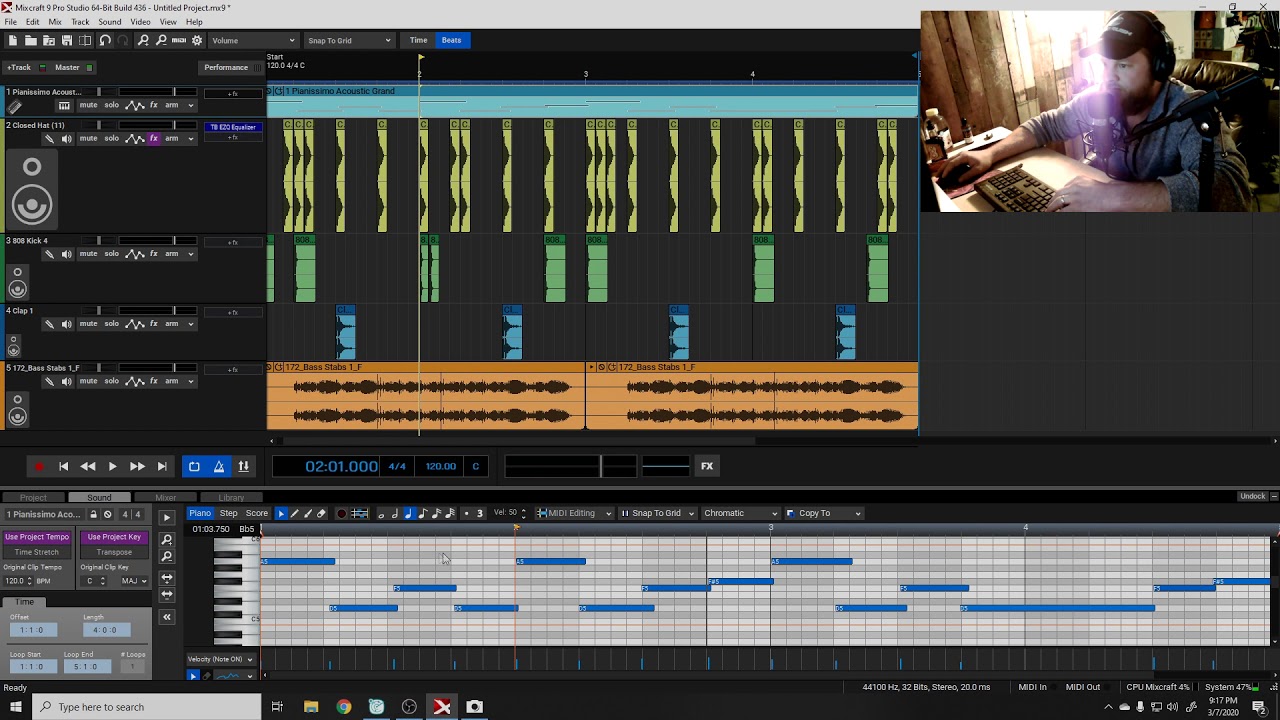 Making a Fire Beat with Mixcraft Pro Studio 9
