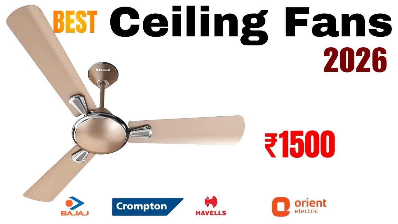 [NEW] Top 5 Best Ceiling fan Under ₹1500 in India 2026 | Best Ceiling Fan for Home in 2026
