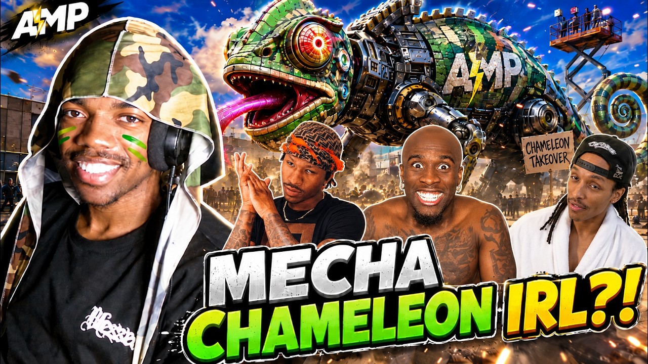 (Azu Reacts) AMP Plays Mecha Chameleon IRL