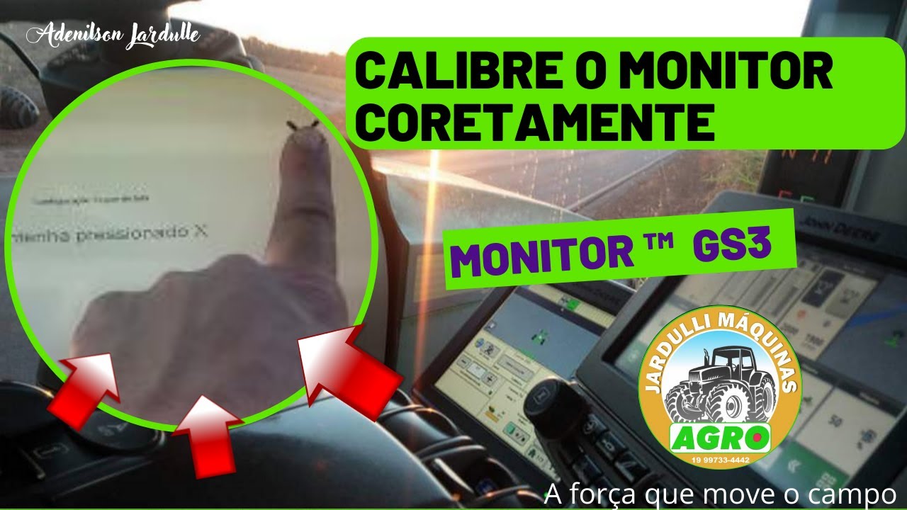 Como calibrar o Monitor GreenStar™ 2630 GS3