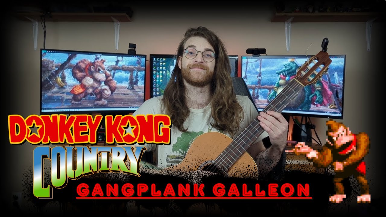 Gangplank Galleon - Donkey Kong Country on one Guitar!