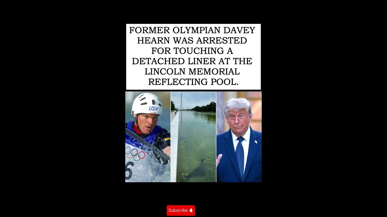 🚲 Olympian Arrested for Touching Detached Liner at Reflecting Pool  #olympian