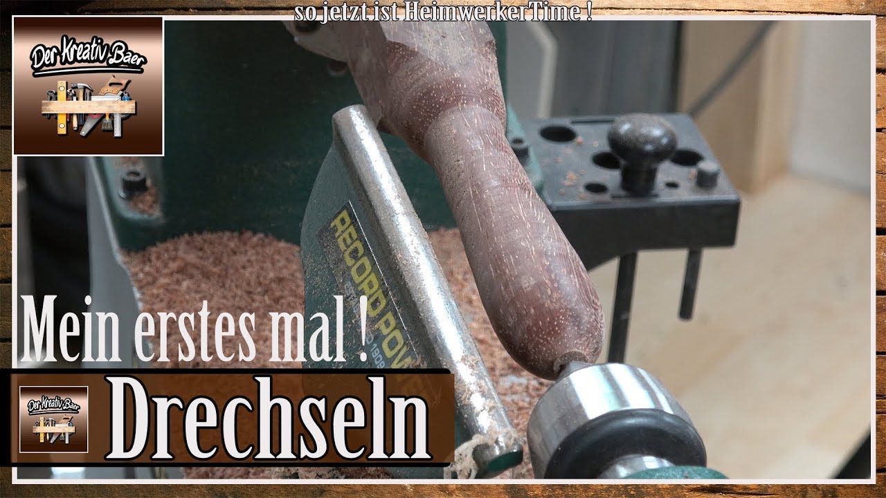 ✅  Mein erstes mal Drechseln ! Und besuch bei Andys Werkstatt + Vlog