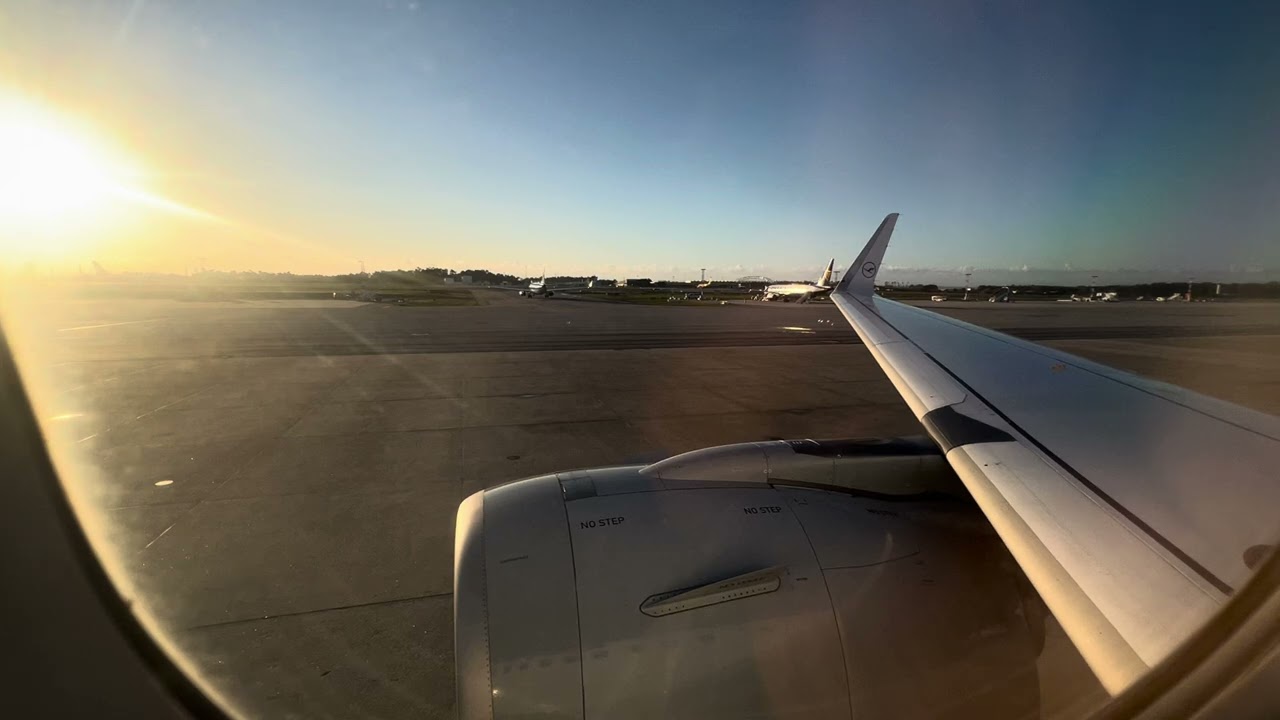Lufthansa A320 neo PW engine start