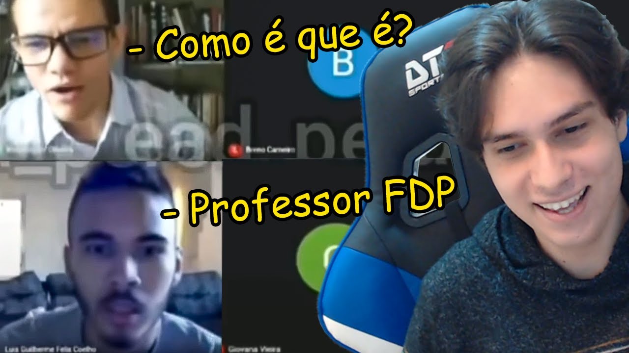 NUNCA ESQUEÇA O MICROFONE LIGADO NA AULA ONLINE!!