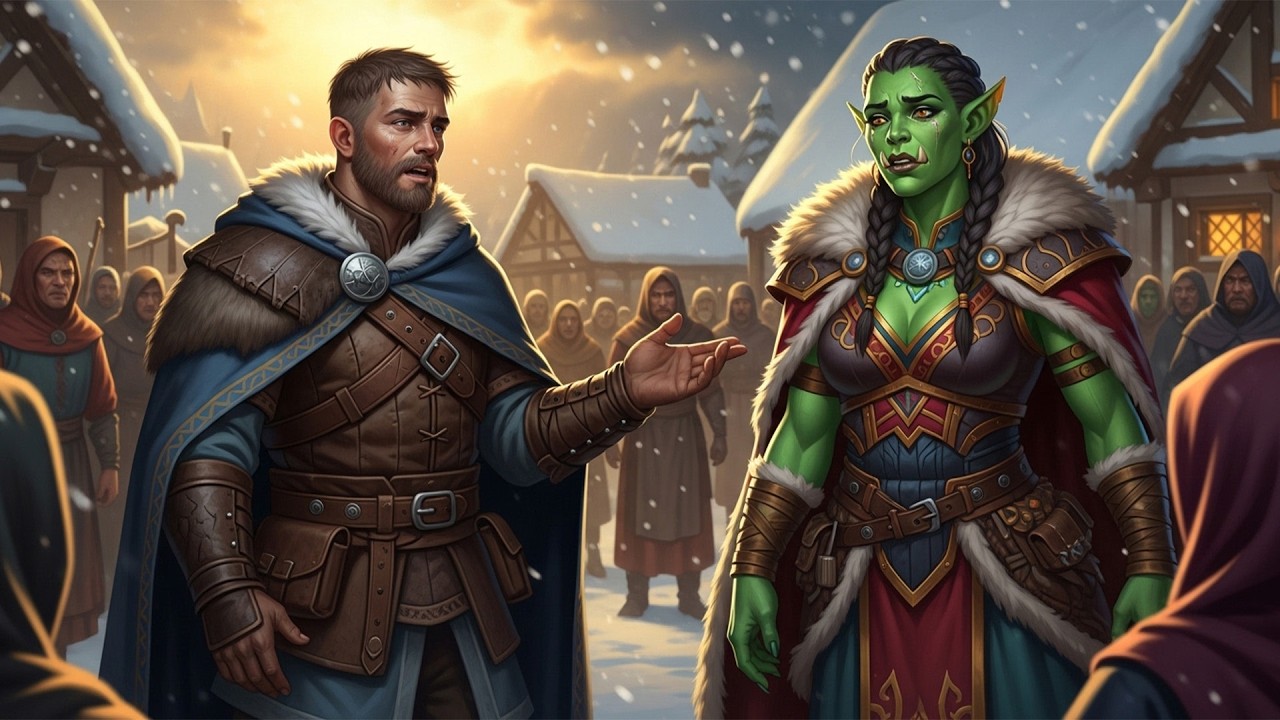 Human Lied of Loving Orc Widow — She Left to Die in Blizzard, Then He Rode Through Hell to Find Her