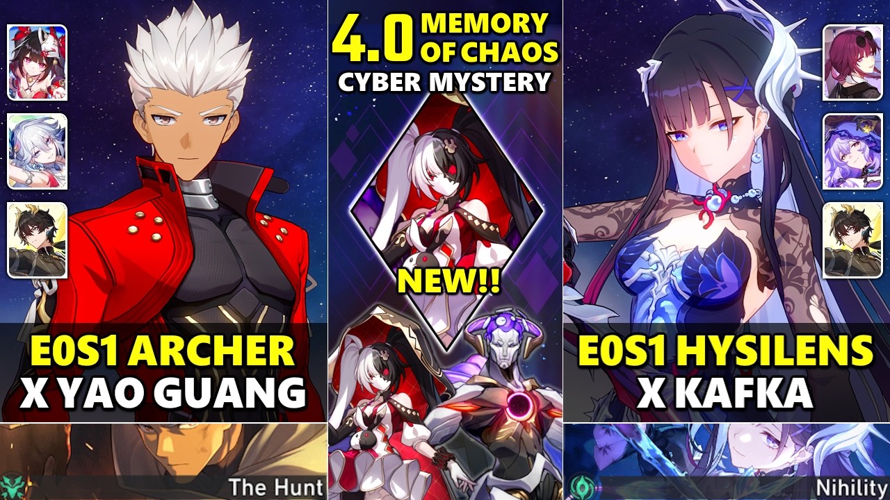 NEW MOC 12! E0S1 Archer x Yao Guang & E0S1 Hysilens x Kafka | Memory of Chaos 12 | HSR 4.0