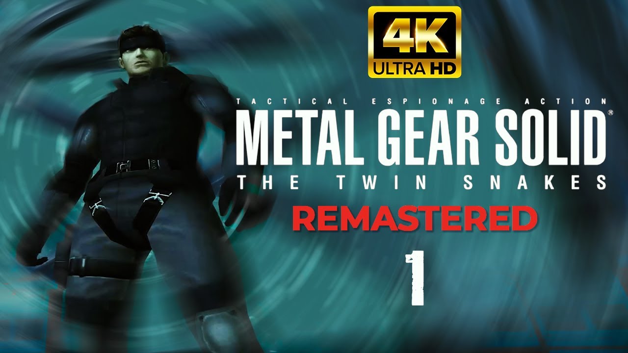Metal Gear Solid Twin Snakes Remastered [4K 60FPS] & Reshade Mod Playthrough Part 1 | No Commentary