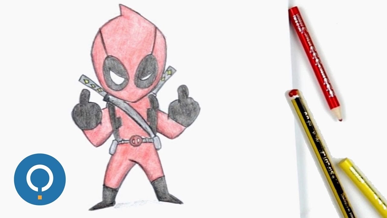 Comment déssiner Deadpool Kawai - Dessin rapide