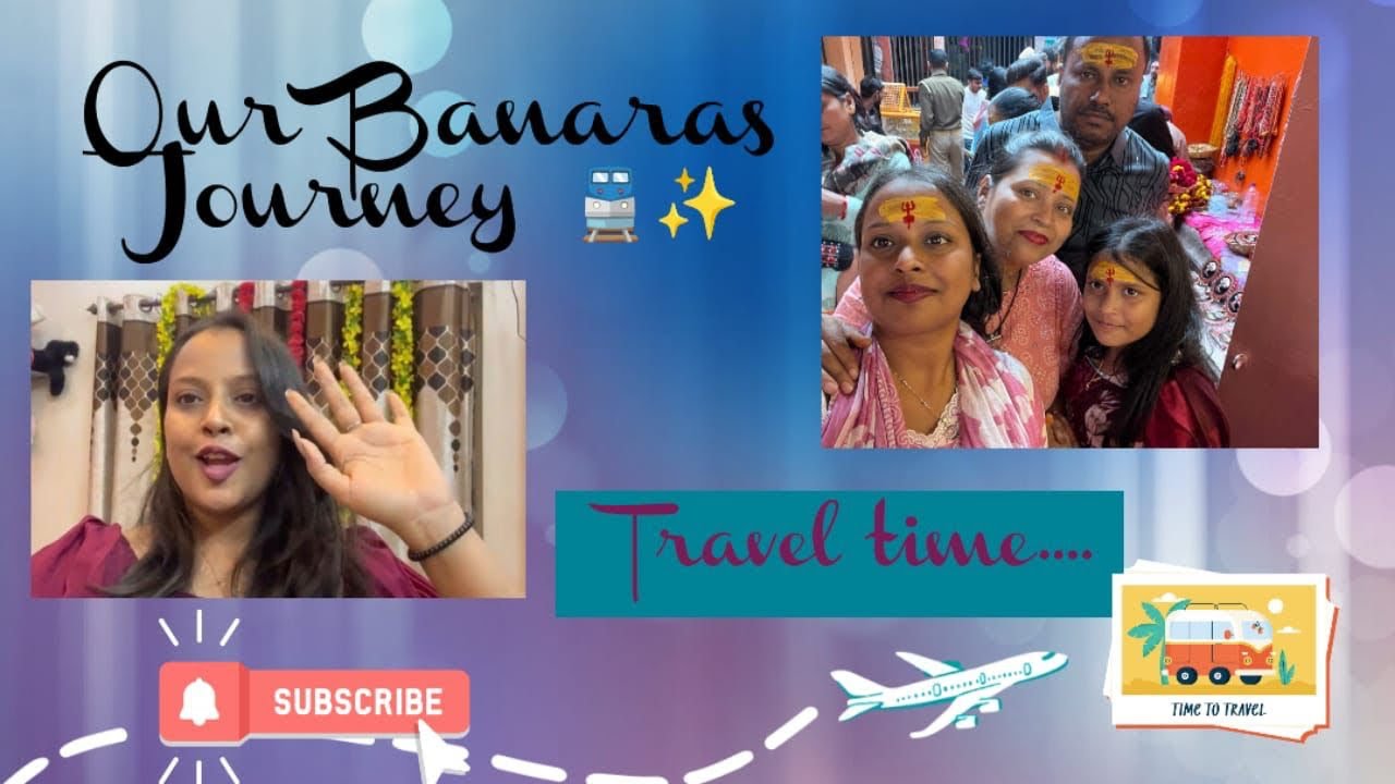 Kolkata to Vrindhyachal🚉|Our Banaras Vlog 2026🙏🏻