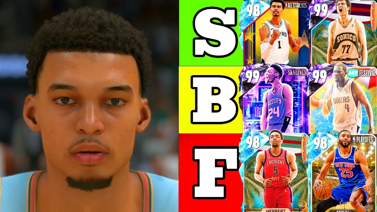 BEST MUST HAVE CARDS IN NBA 2K25 MYTEAM! (TIER LIST)