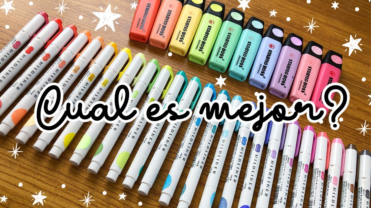Mildliner vs Stabilo Boss - ¿Cuál comprar? 🤔