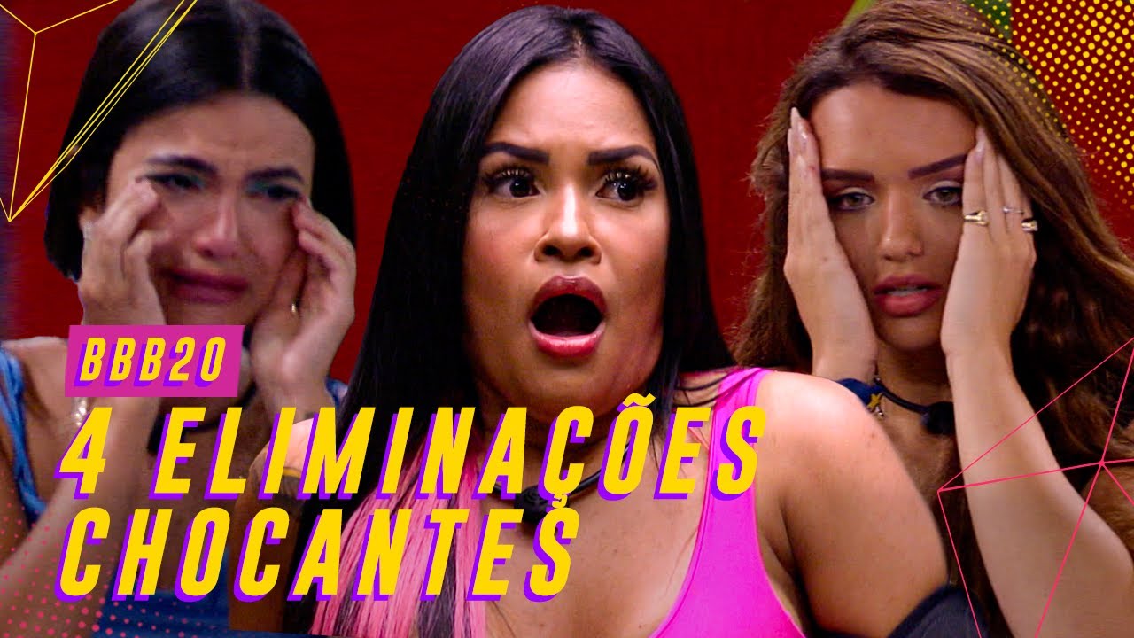 4 ELIMINAÇÕES QUE CHOCARAM A CASA: BIANCA ANDRADE, PETRIX, PYONG E DANIEL! 💥 | BIG BROTHER BRASIL 20