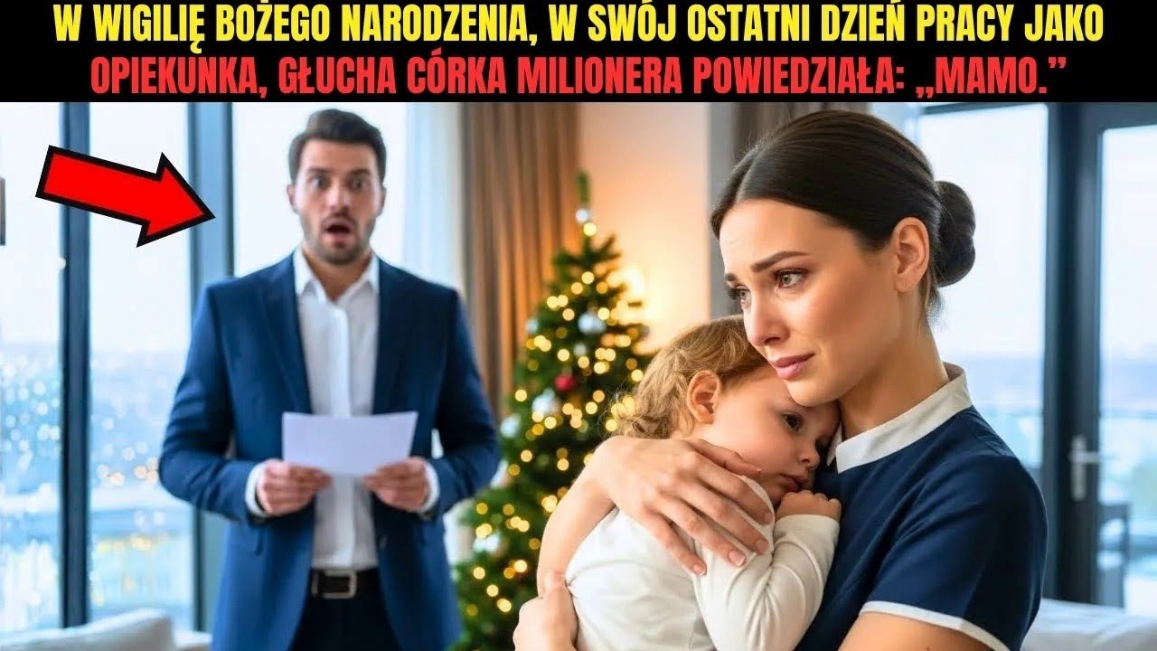 W wigilię Bożego Narodzenia, w swój ostatni dzień pracy jako opiekunka, głucha córka milionera