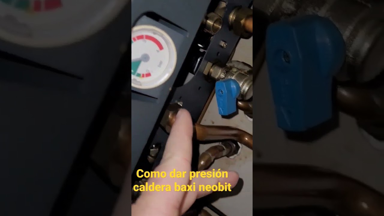 Como dar presi&oacute;n caldera baxi  neobit
