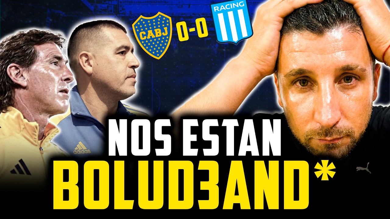 🚨 LO DE BOCA YA ES INFUMABLE | Asqueroso empate 0-0 con Racing | Riquelme aún no echa a Úbeda