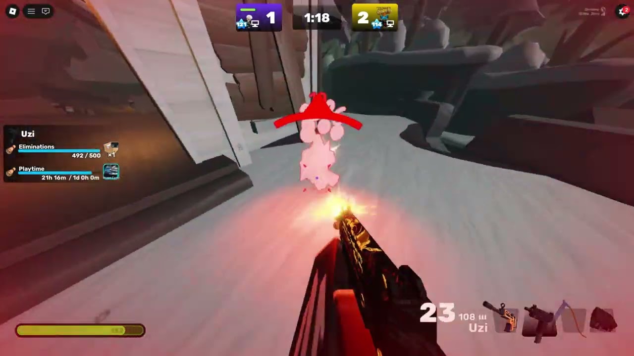 playing 1v1 rivals!