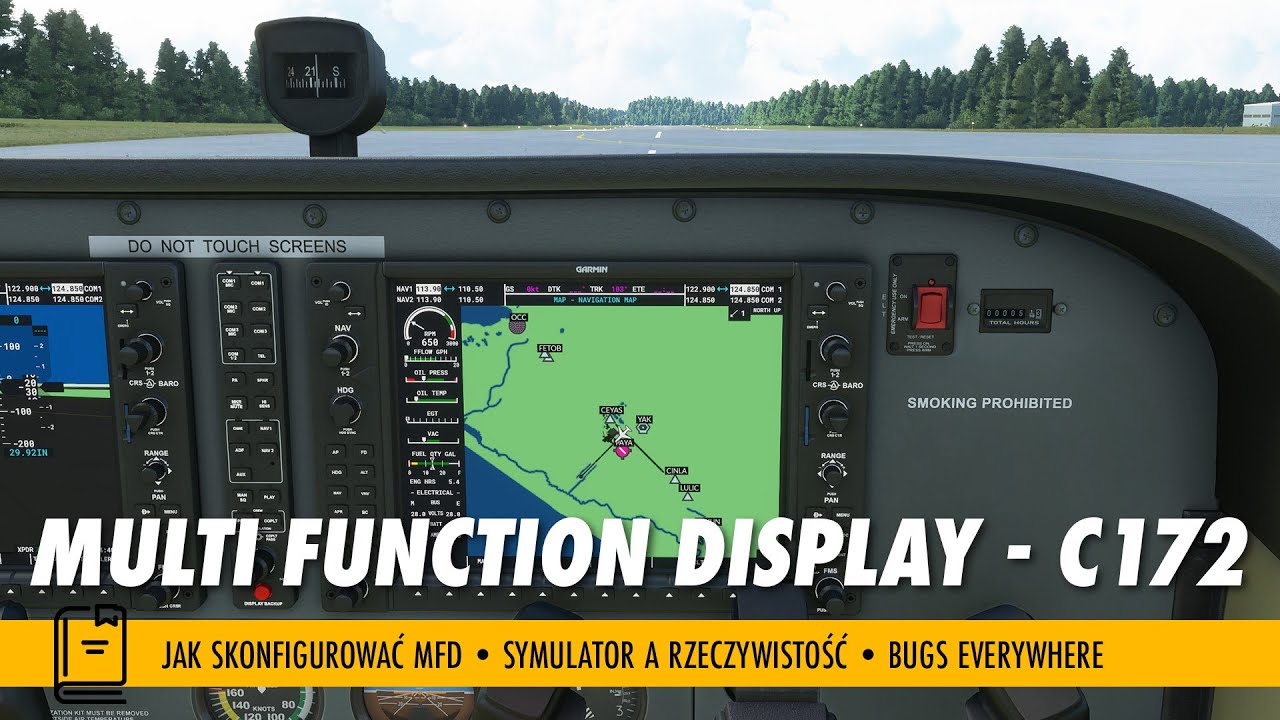 MFD - Multi Function Display | Łatwy poradnik Cessny 172 (G1000) we Flight Simulatorze