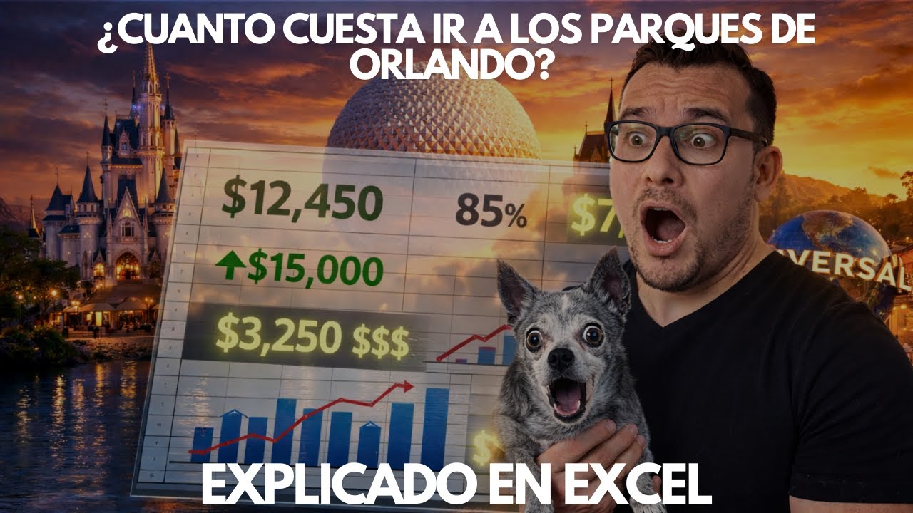 ¿Cuánto cuesta ir a Disney y Universal en Orlando? 💸 El gasto real del viaje