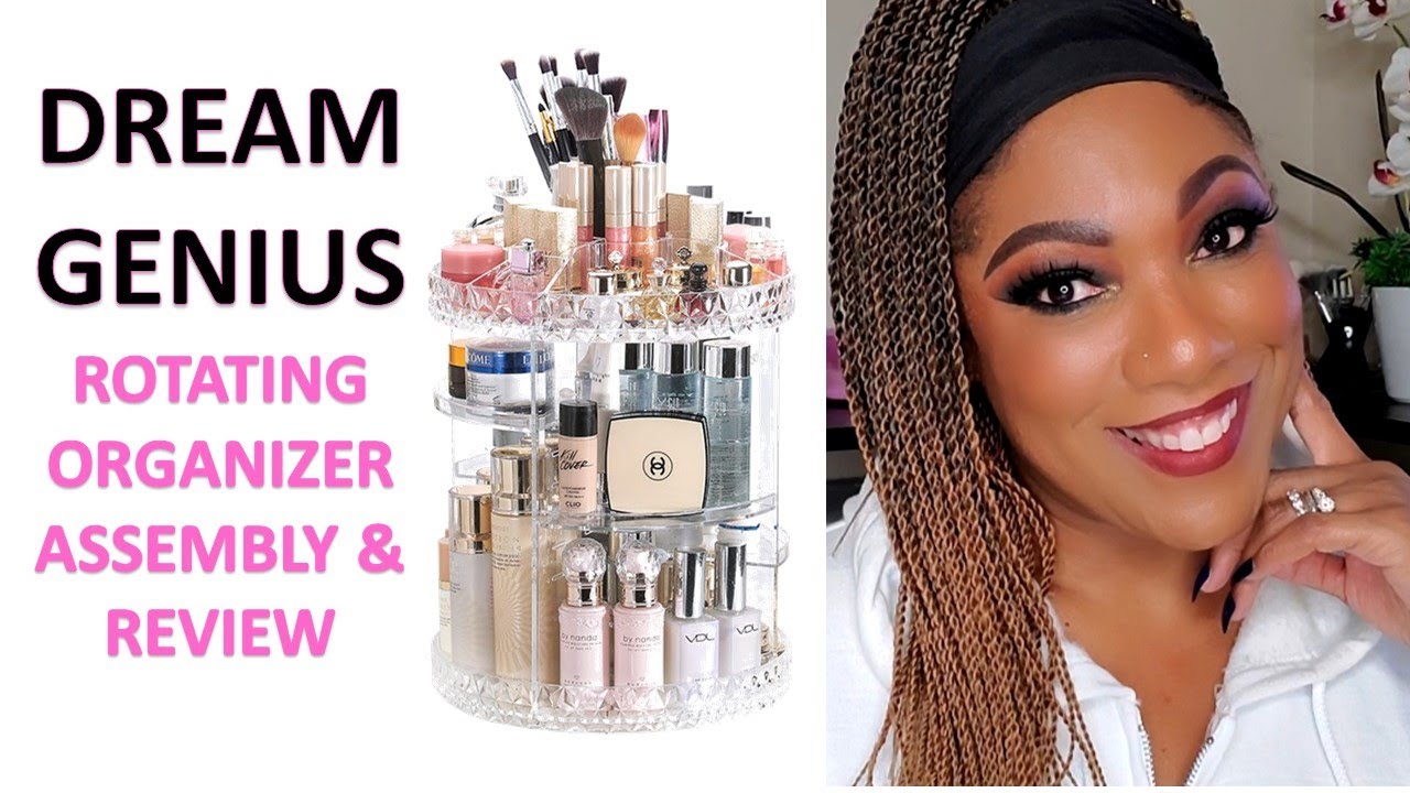 Organize with me!!  Dream Genius Rotating Organizer - Assembly & Review
