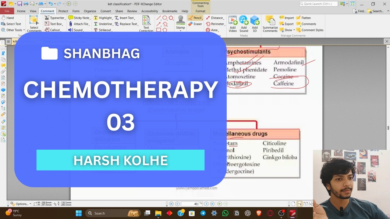 CHEMOTHERAPY PHARMACOLOGY-03 | SHANBHAG | HARSH KOLHE